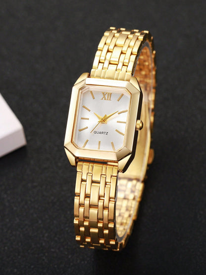 GOLDIE — Duo of 2 Golden Watches · White & Green - TZ
