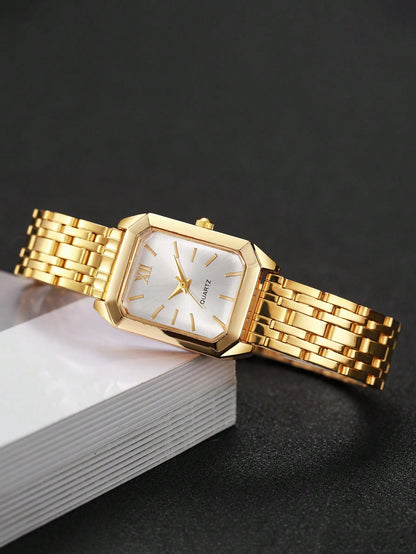 GOLDIE — Duo of 2 Golden Watches · White & Green - TZ