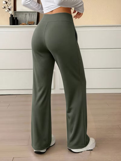 Nova High-Waist Wide-Leg Pants – Tummy Control, Sculpting Fit (TZ)