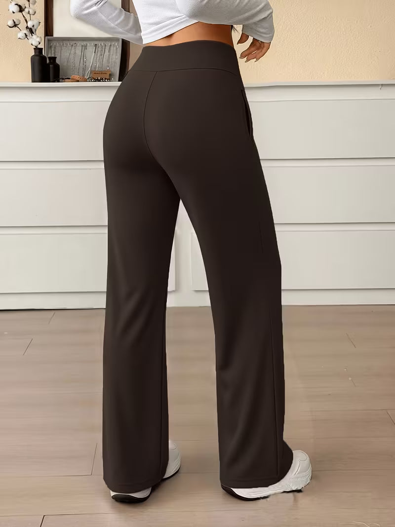 Nova High-Waist Wide-Leg Pants – Tummy Control, Sculpting Fit (TZ)