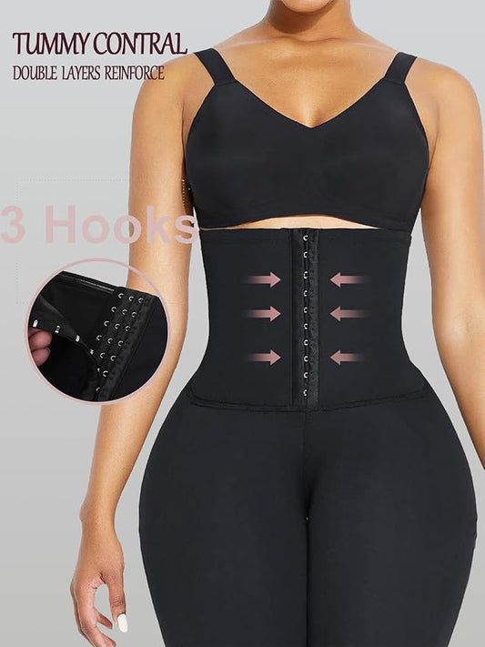 CurveFit — High-Waist Tummy-Control Shaping Leggings (TZ)