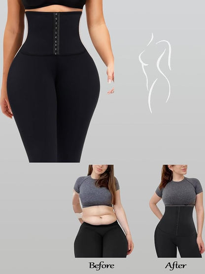 CurveFit — High-Waist Tummy-Control Shaping Leggings (TZ)
