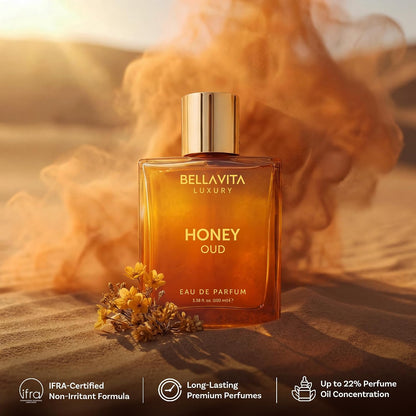 Bella Vita Luxury Honey Oud — Unisex Eau de Parfum, 100 ml (TZ)