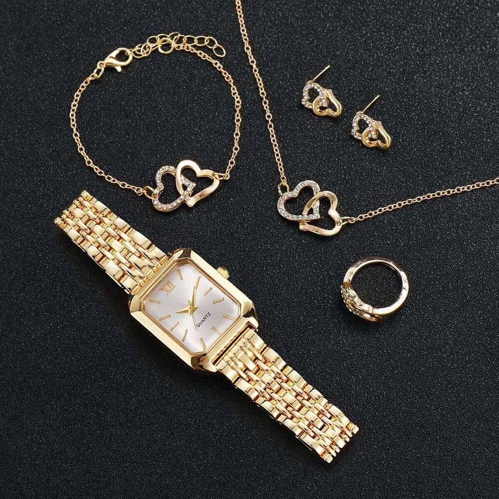 Serena™ 5-Piece Royal Elegance Watch & Jewelry Set - TZ