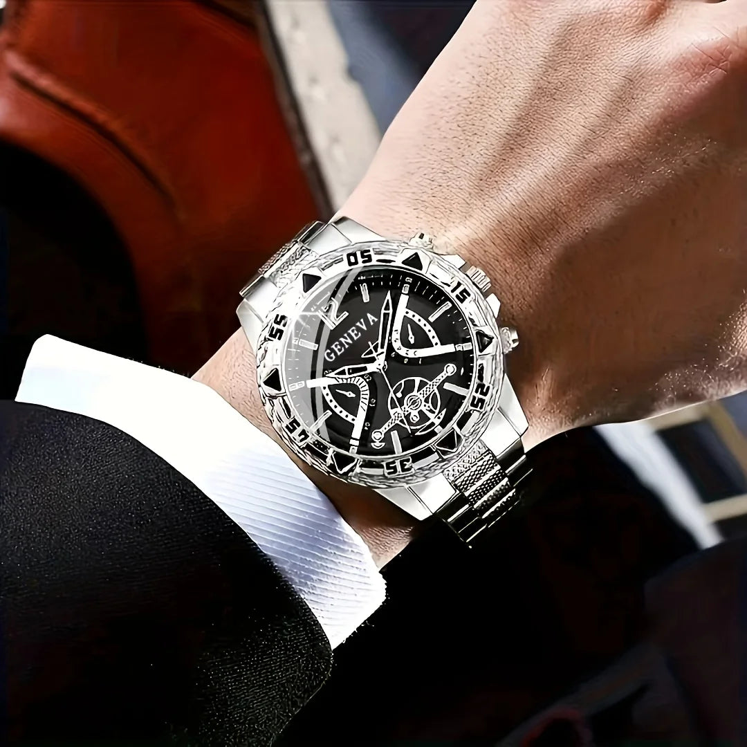 Timeless Love Couple Watch Set – Elegant Matching Watches & Bracelets (TZ)