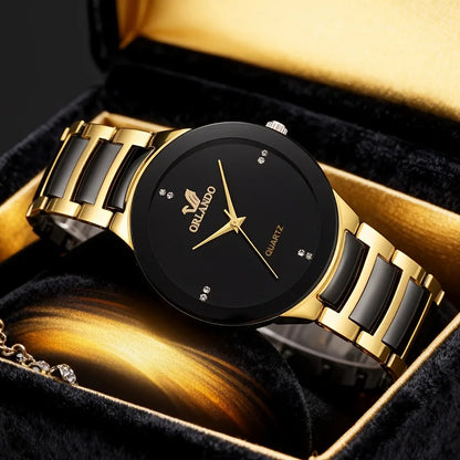 Orlando Premium Duo Watch Set – Elegant Pair for Couples - TZ