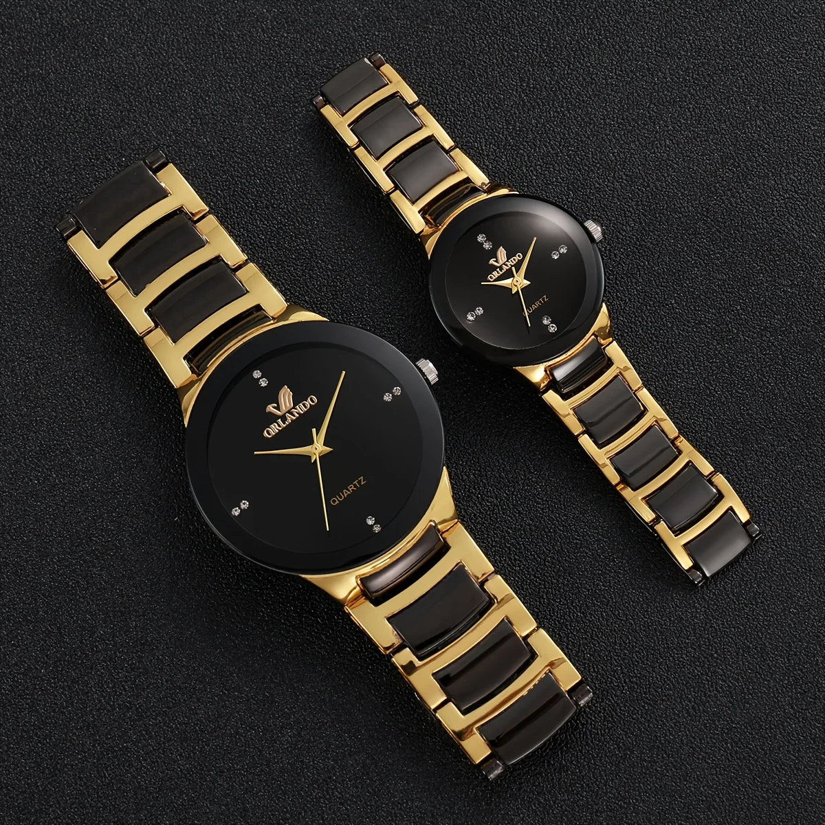 Orlando Premium Duo Watch Set – Elegant Pair for Couples - TZ