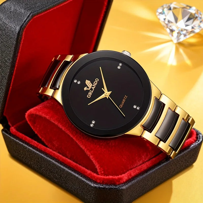 Orlando Premium Duo Watch Set – Elegant Pair for Couples - TZ