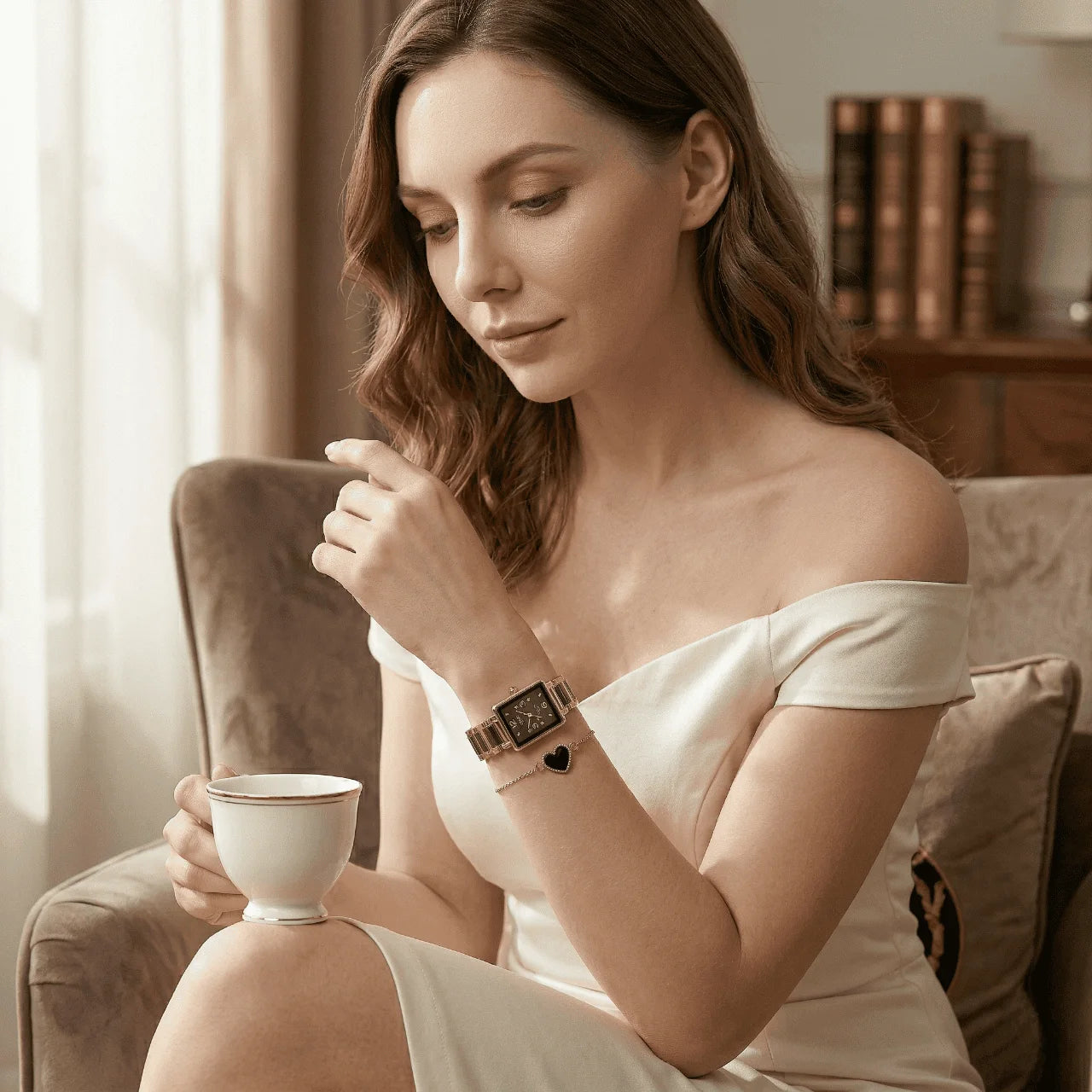 Timeless Love Couple Watch Set – Elegant Matching Watches & Bracelets (TZ)