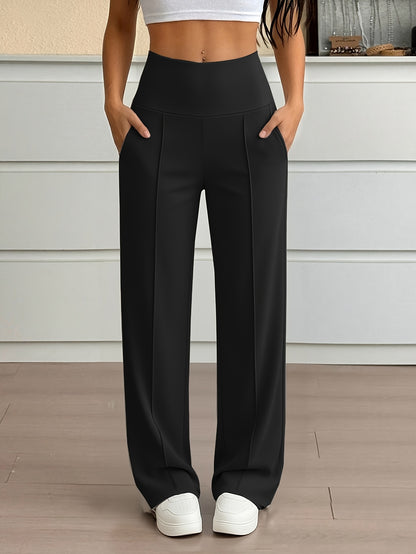 Nova High-Waist Wide-Leg Pants – Tummy Control, Sculpting Fit (TZ)