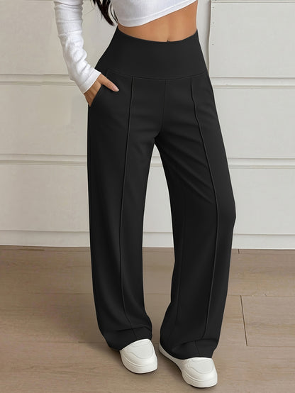 Nova High-Waist Wide-Leg Pants – Tummy Control, Sculpting Fit (TZ)