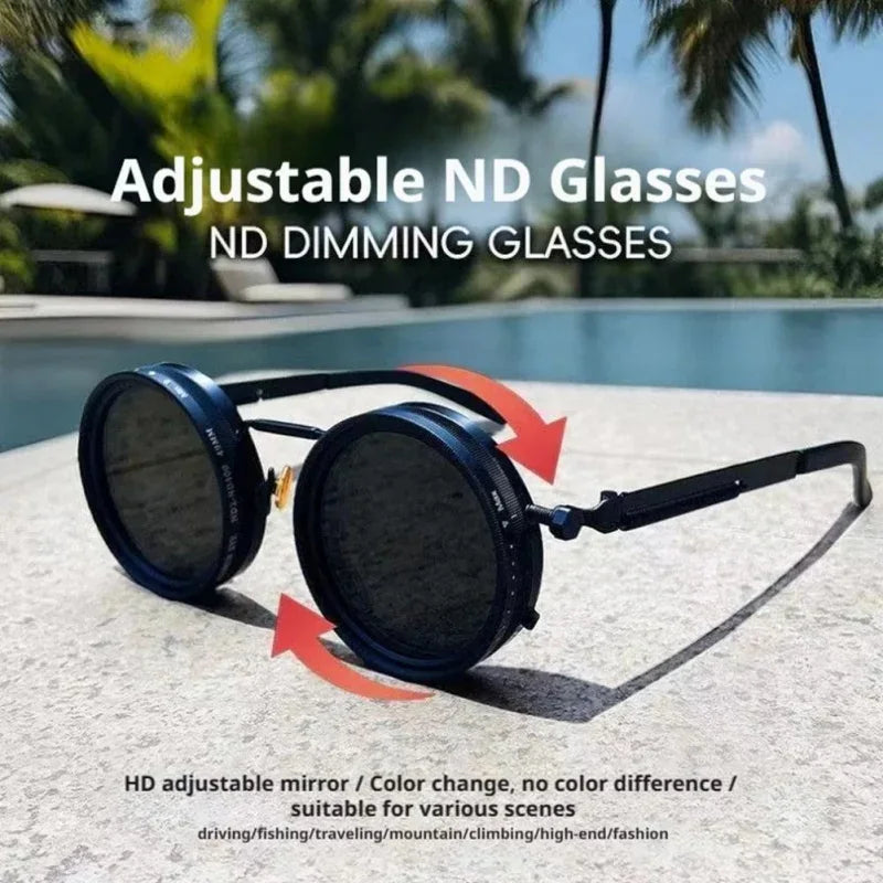 CHROMA — Retro Look & Adjustable Tint Sunglasses · Unisex (TZ)