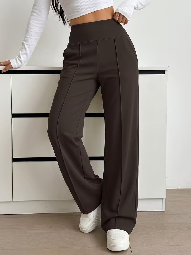 Nova High-Waist Wide-Leg Pants – Tummy Control, Sculpting Fit (TZ)