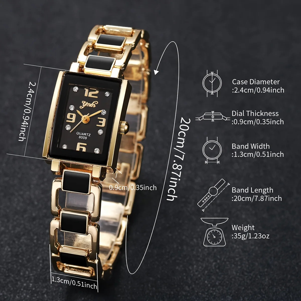 Timeless Love Couple Watch Set – Elegant Matching Watches & Bracelets (TZ)