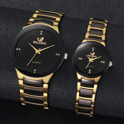 Orlando Premium Duo Watch Set – Elegant Pair for Couples - TZ