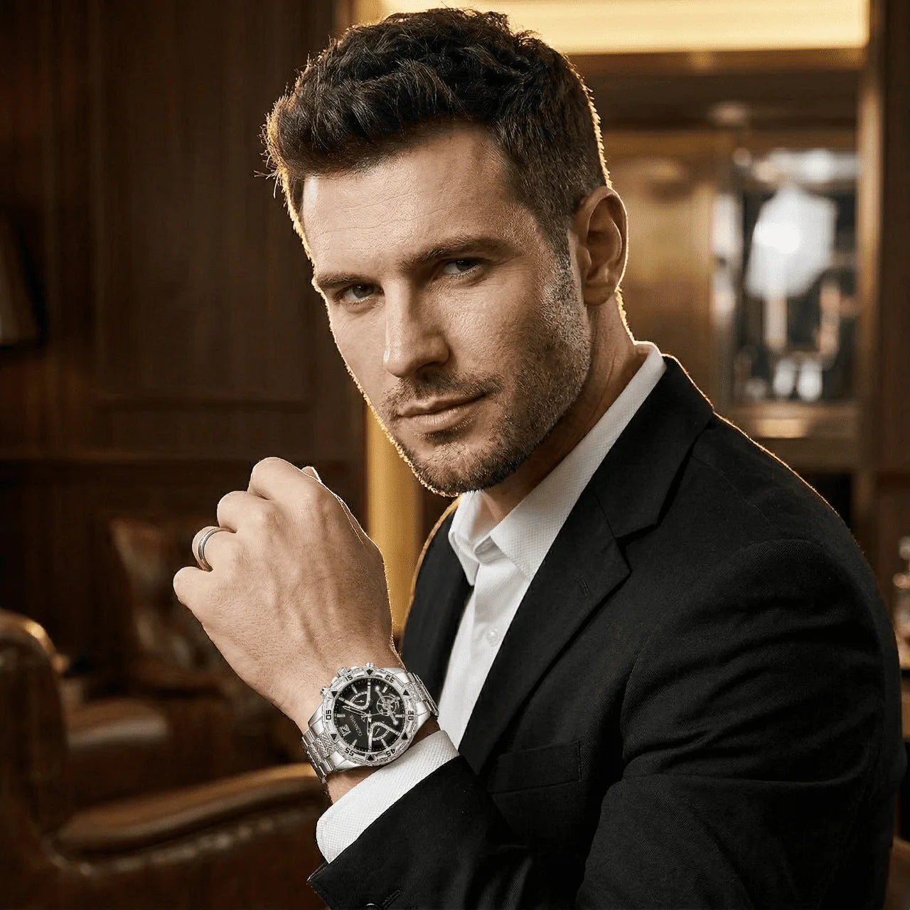 Timeless Love Couple Watch Set – Elegant Matching Watches & Bracelets (TZ)