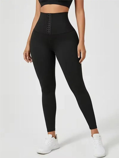 CurveFit — High-Waist Tummy-Control Shaping Leggings (TZ)