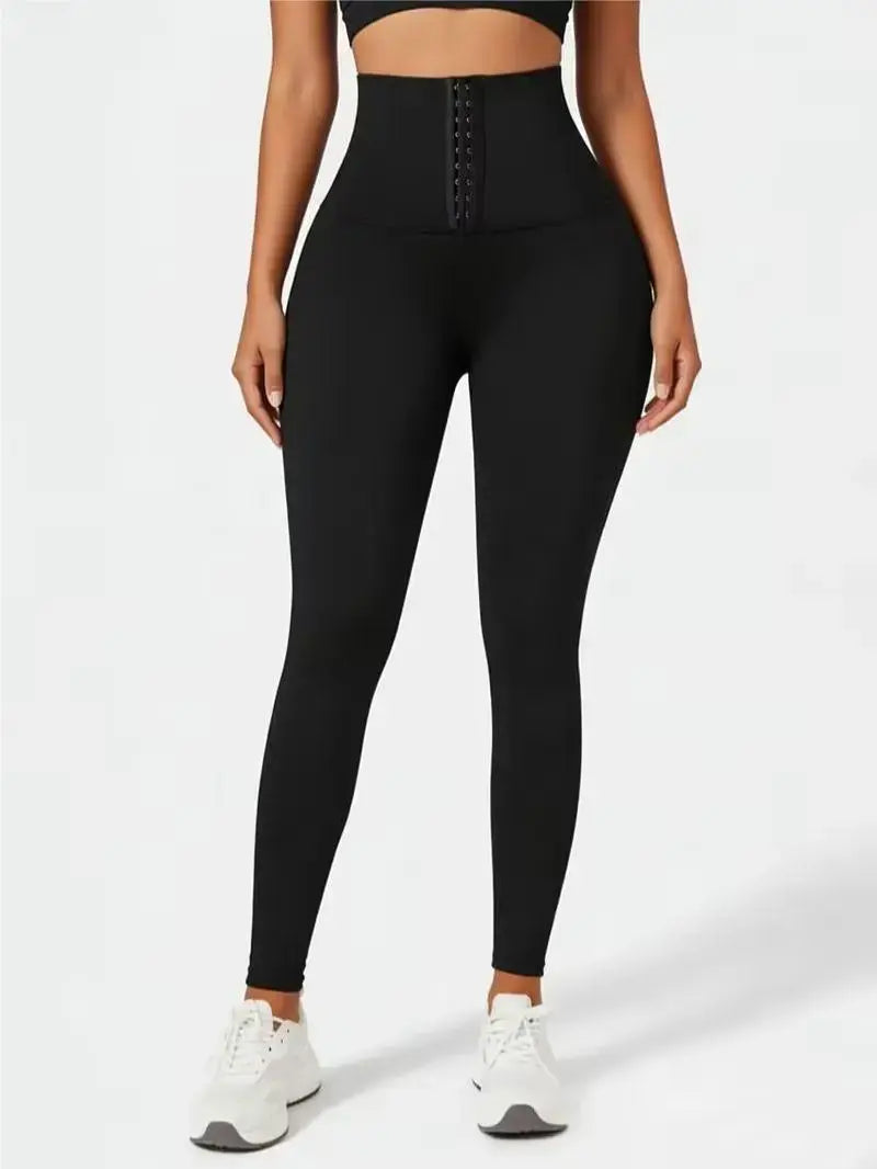 CurveFit — High-Waist Tummy-Control Shaping Leggings (TZ)